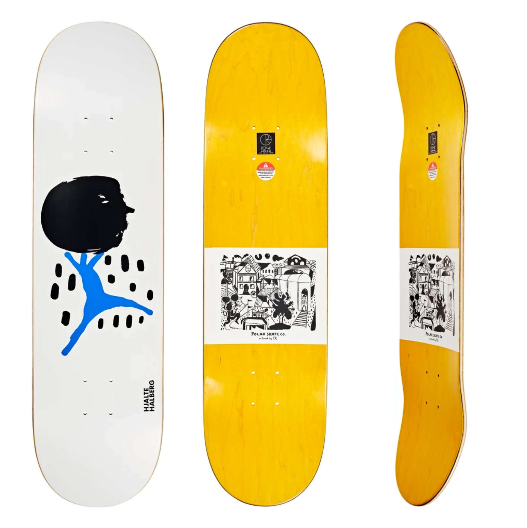 Polar Big Head Hjalte (White) deck