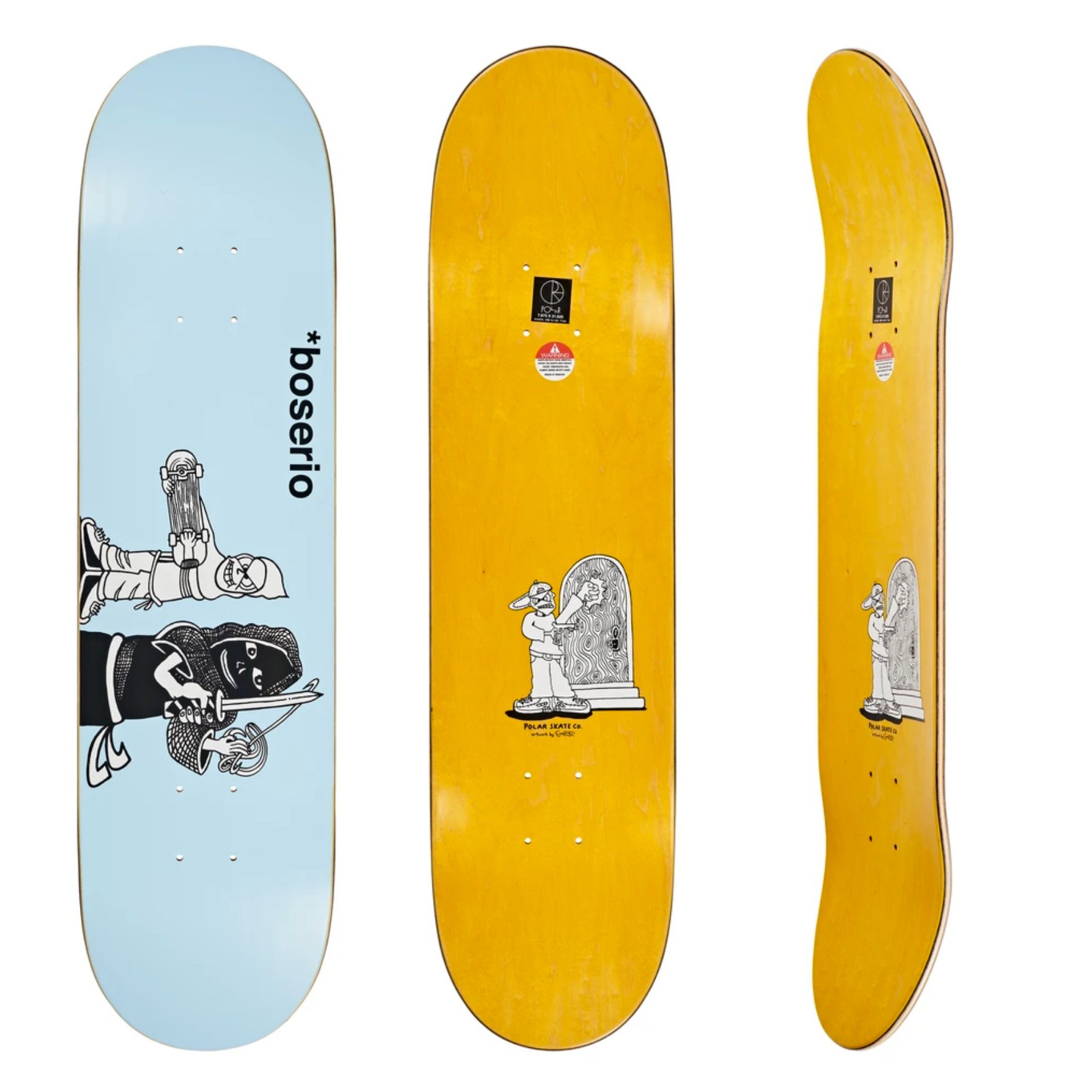 Polar Boserio Knock Knock (Blue) deck