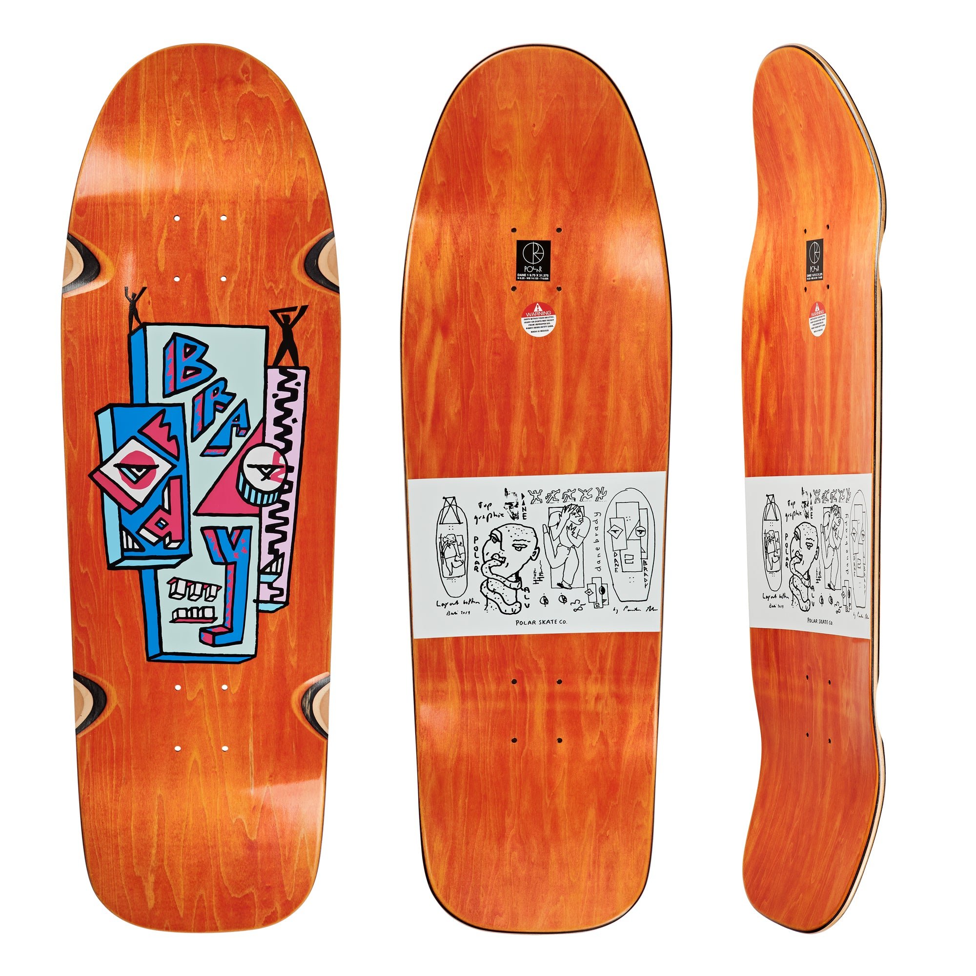 Polar Brady Skyscraper - Dane 1 (with wheel wells) deck