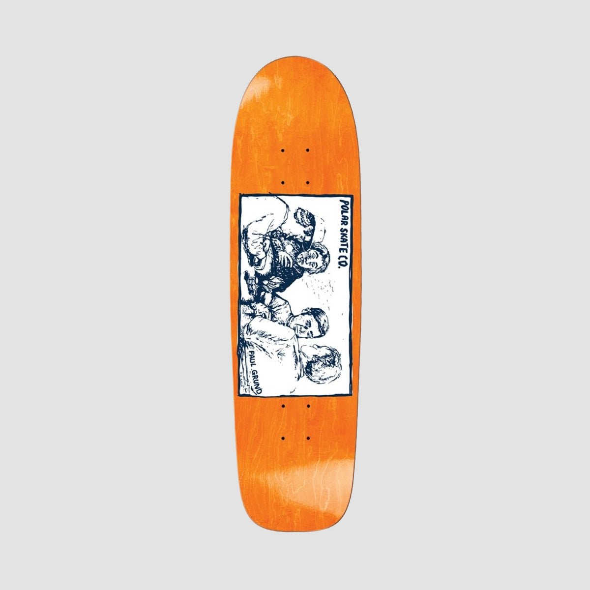 Polar Paul Grund Cold Streak Surf Jr Orange deck