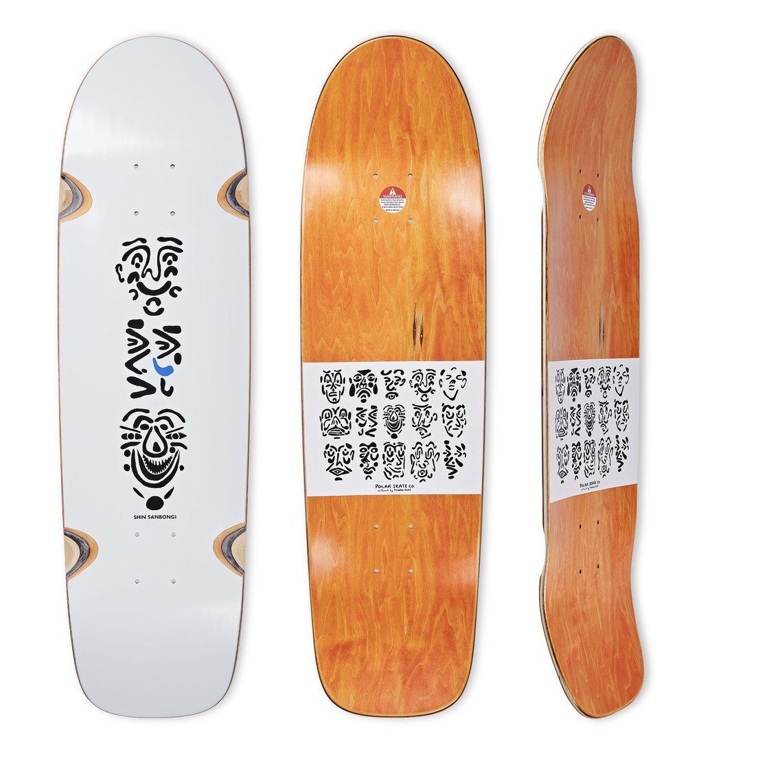 Polar Sanbongi Faces (Wheel Wells) - Surf Jr deck