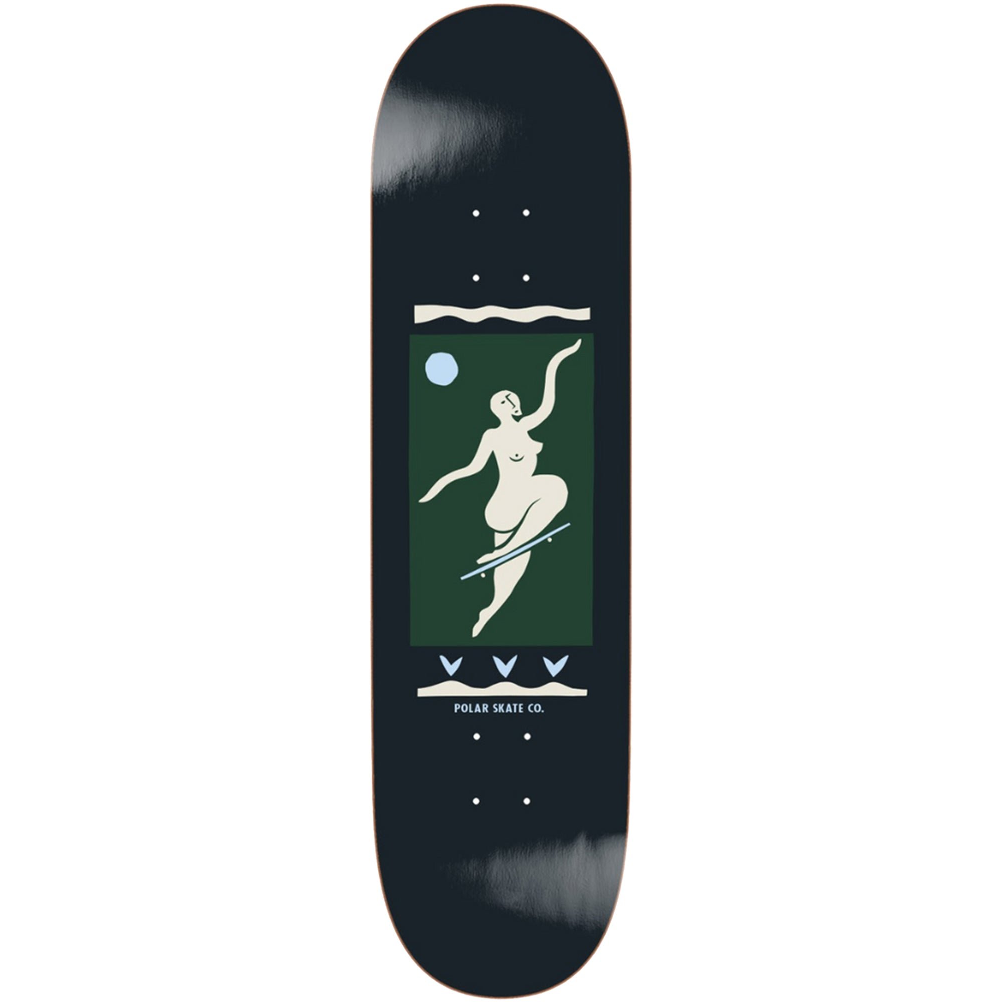 Polar Team No Comply Charcoal deck