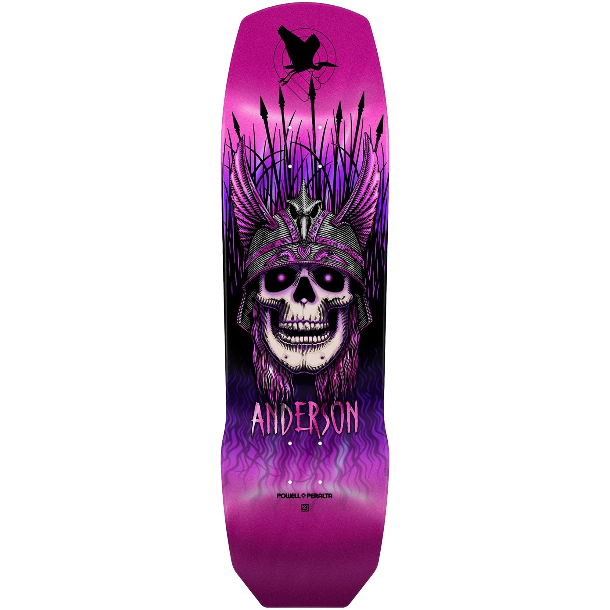 Powell Peralta Andy Anderson Heron Skull (Pink Foil) deck