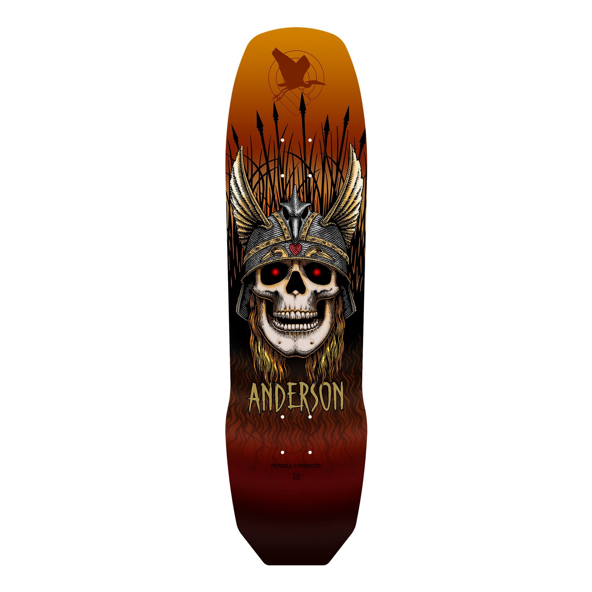 Powell Peralta Andy Anderson Heron Skull Rust deck