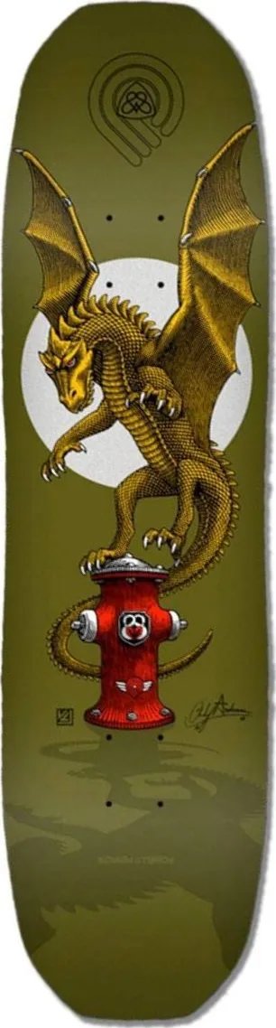 Powell Peralta Andy Anderson Hydrant Dragon 7 (Green) deck