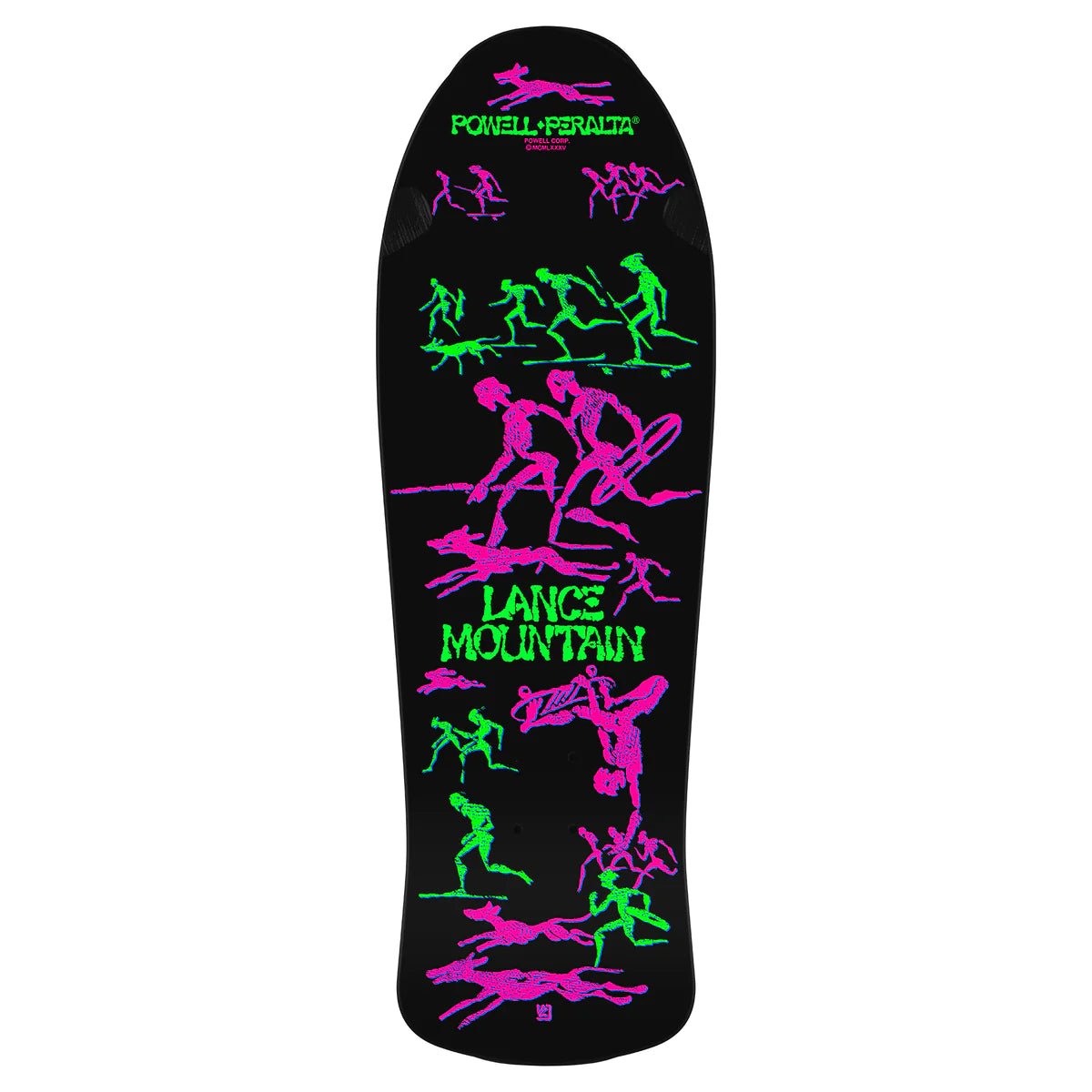 Powell Peralta Bones Brigade Lance Mountain Future Primitive Blacklight Series 14 deck