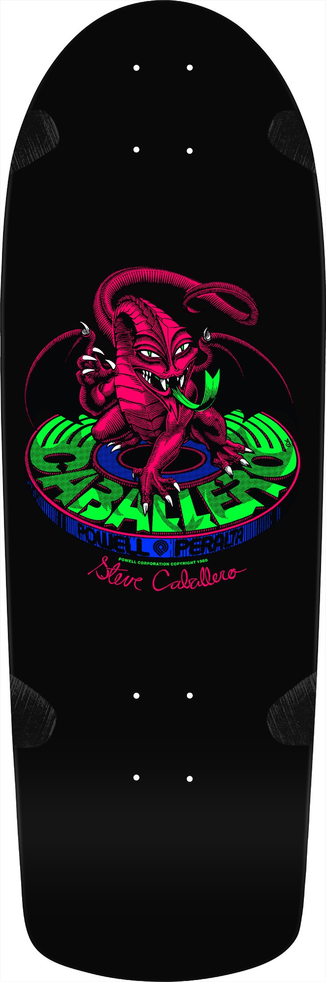 Powell Peralta Bones Brigade Series 14 Caballero Blacklight deck