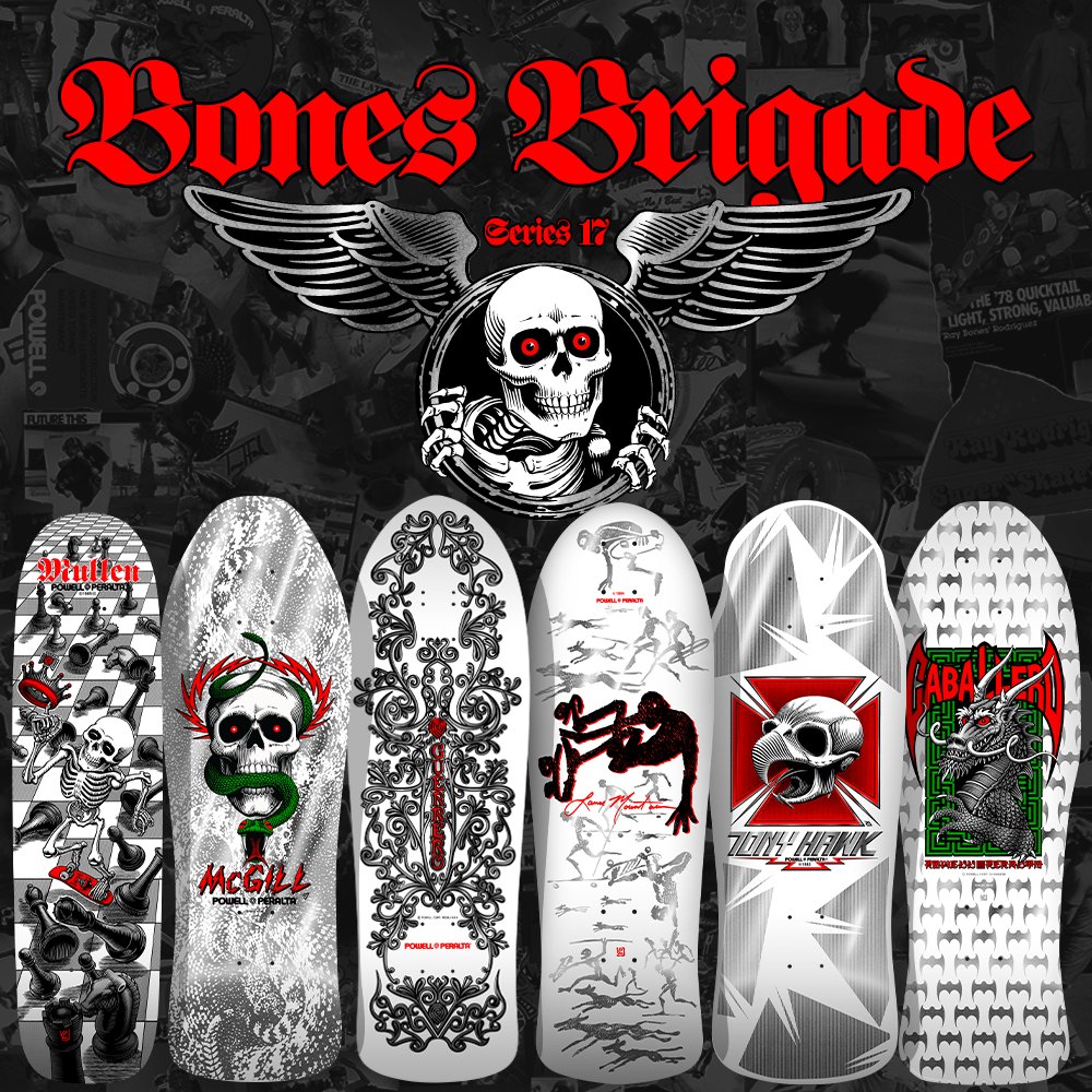 Powell Peralta Bones Brigade Series 17 FULL Set deck