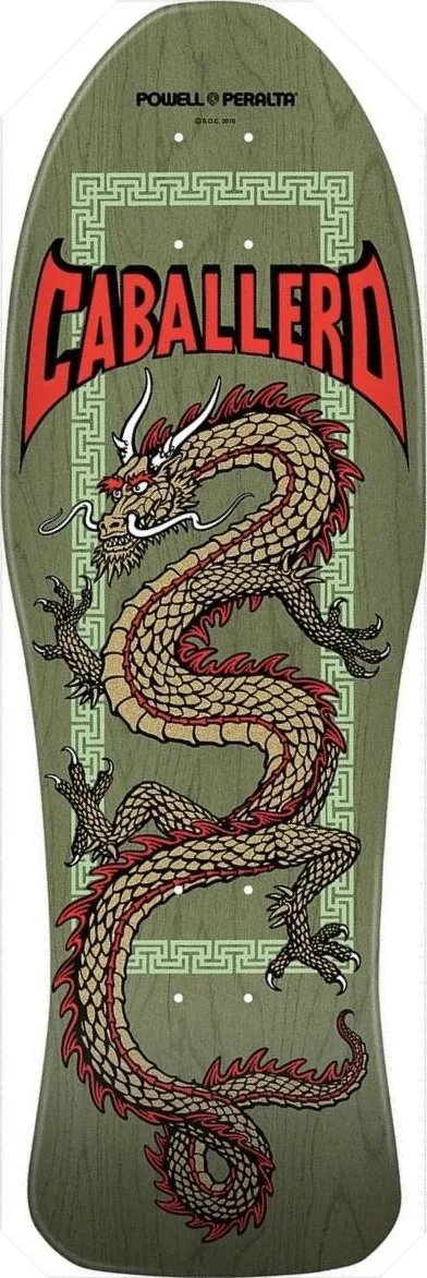 Powell Peralta Caballero Chinese Dragon (Green Stain) deck