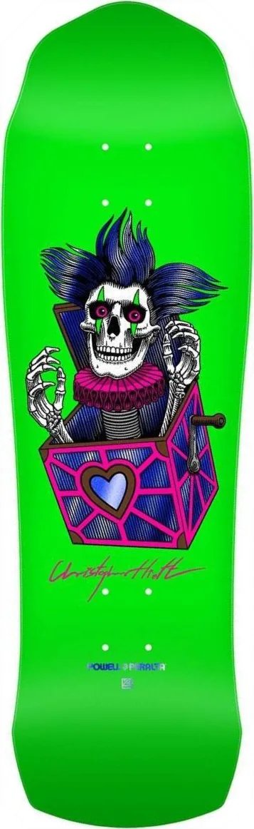 Powell Peralta Chris Hiett Skull 7 (Green) deck