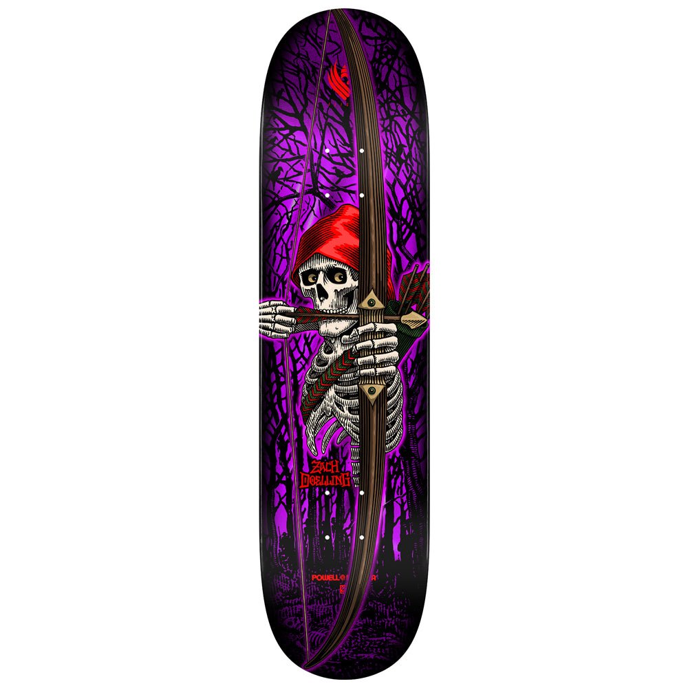 Powell Peralta FLIGHT Zach Doelling - Archer (Purple Foil) deck