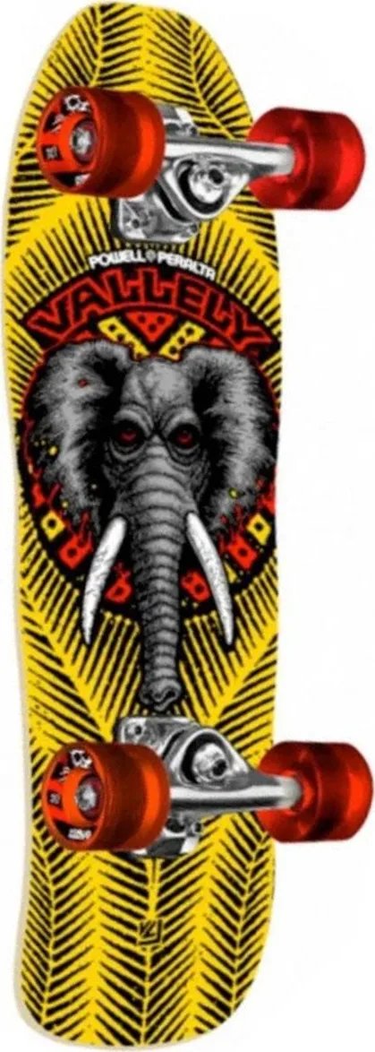 Powell Peralta Mike Vallely Elephant 195 Cruiser (Yellow) deck