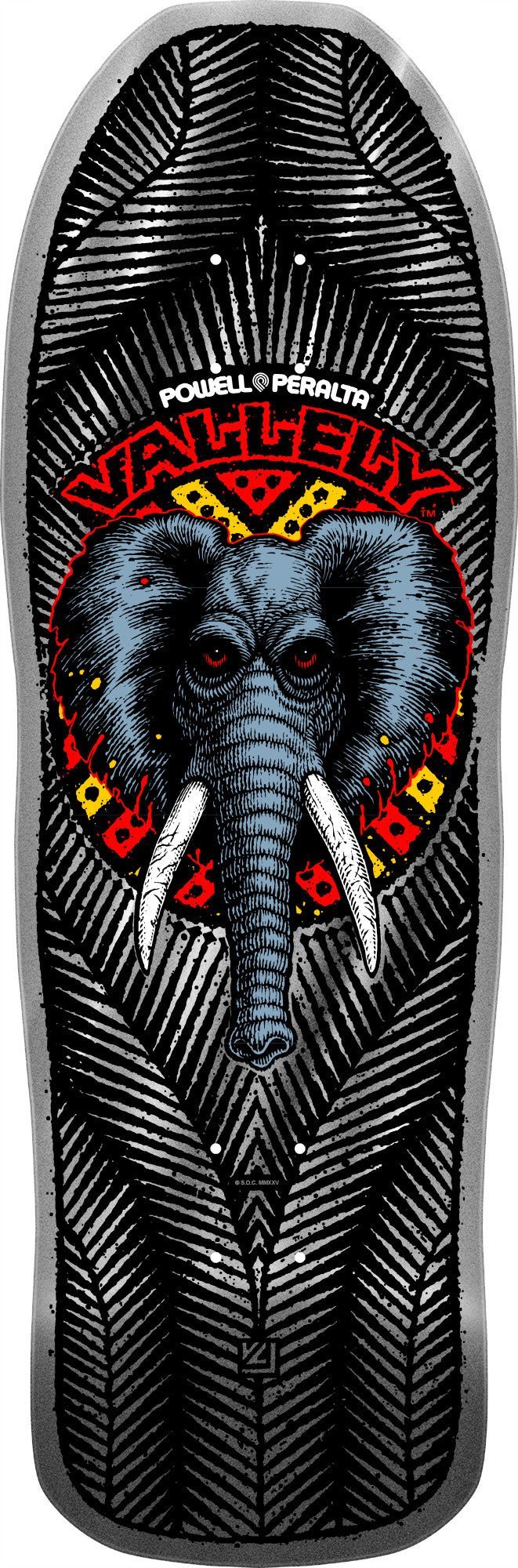 Powell Peralta Mike Vallely Elephant Silver deck