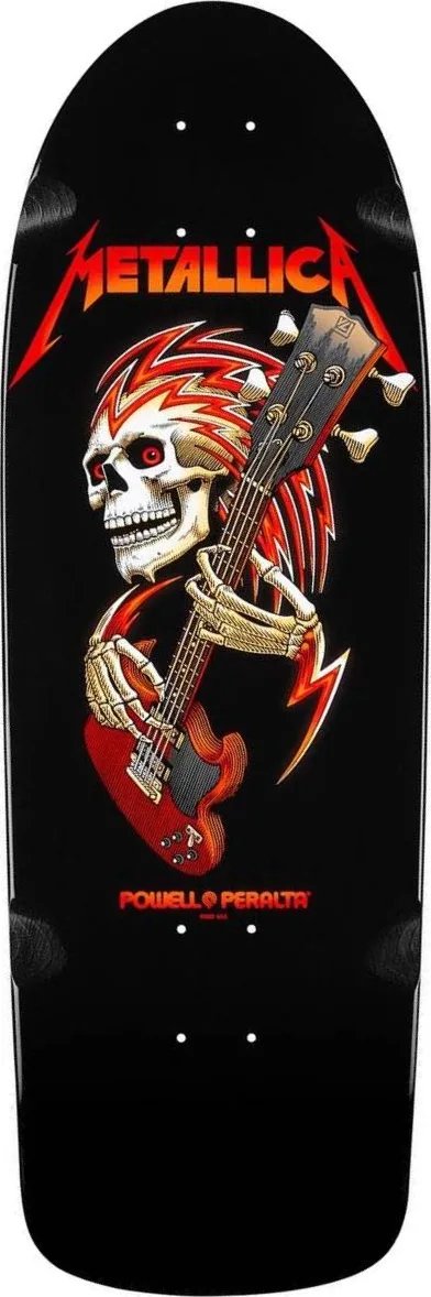 Powell Peralta OG Metallica Pig Shape Black deck