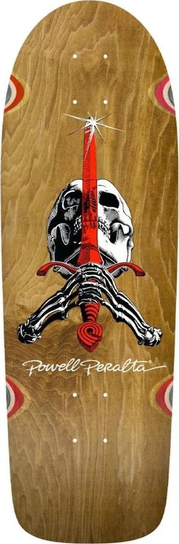 Powell Peralta OG Skull & Sword (Brown) deck