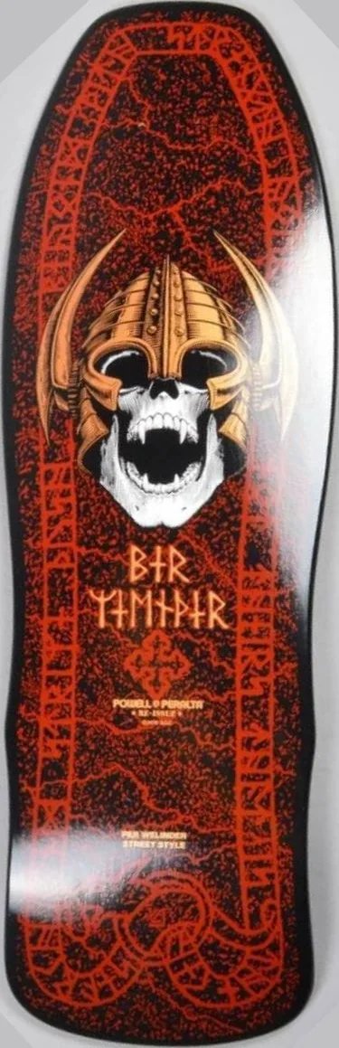 Powell Peralta Per Wellinder Nordic Skull (Black/Red) deck