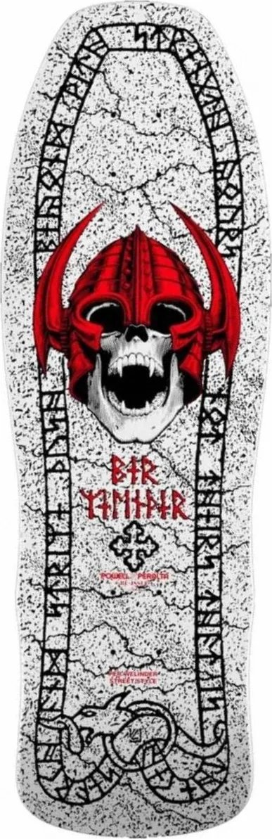 Powell Peralta Per Wellinder Nordic Skull (White) deck