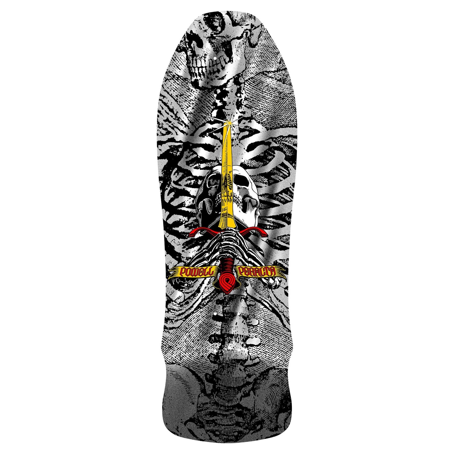 Powell Peralta Powell-Peralta GeeGah Skull & Sword (Silver Foil) deck