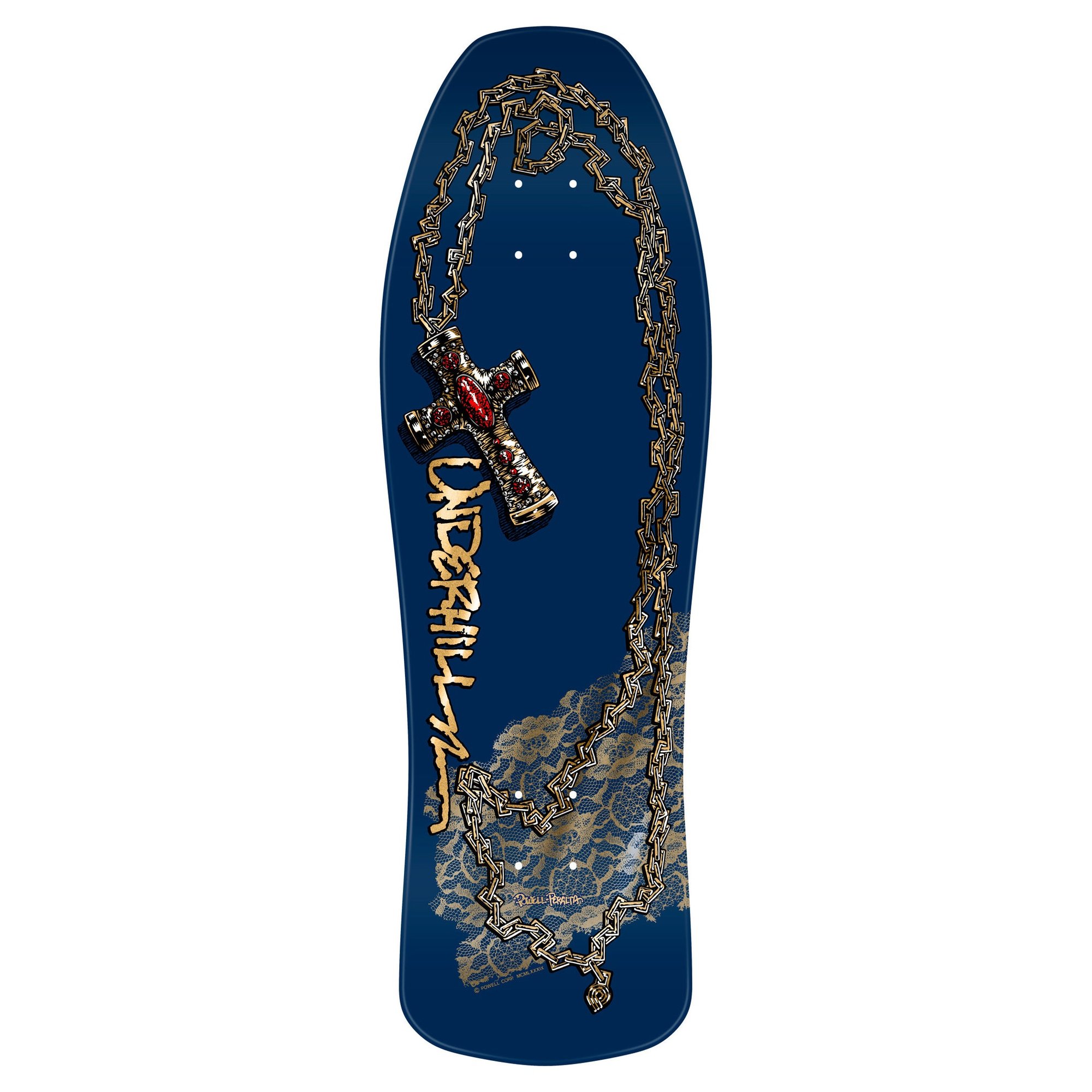 Powell Peralta Powell-Peralta Ray Underhill - Cross 03 (Gold Foil) deck