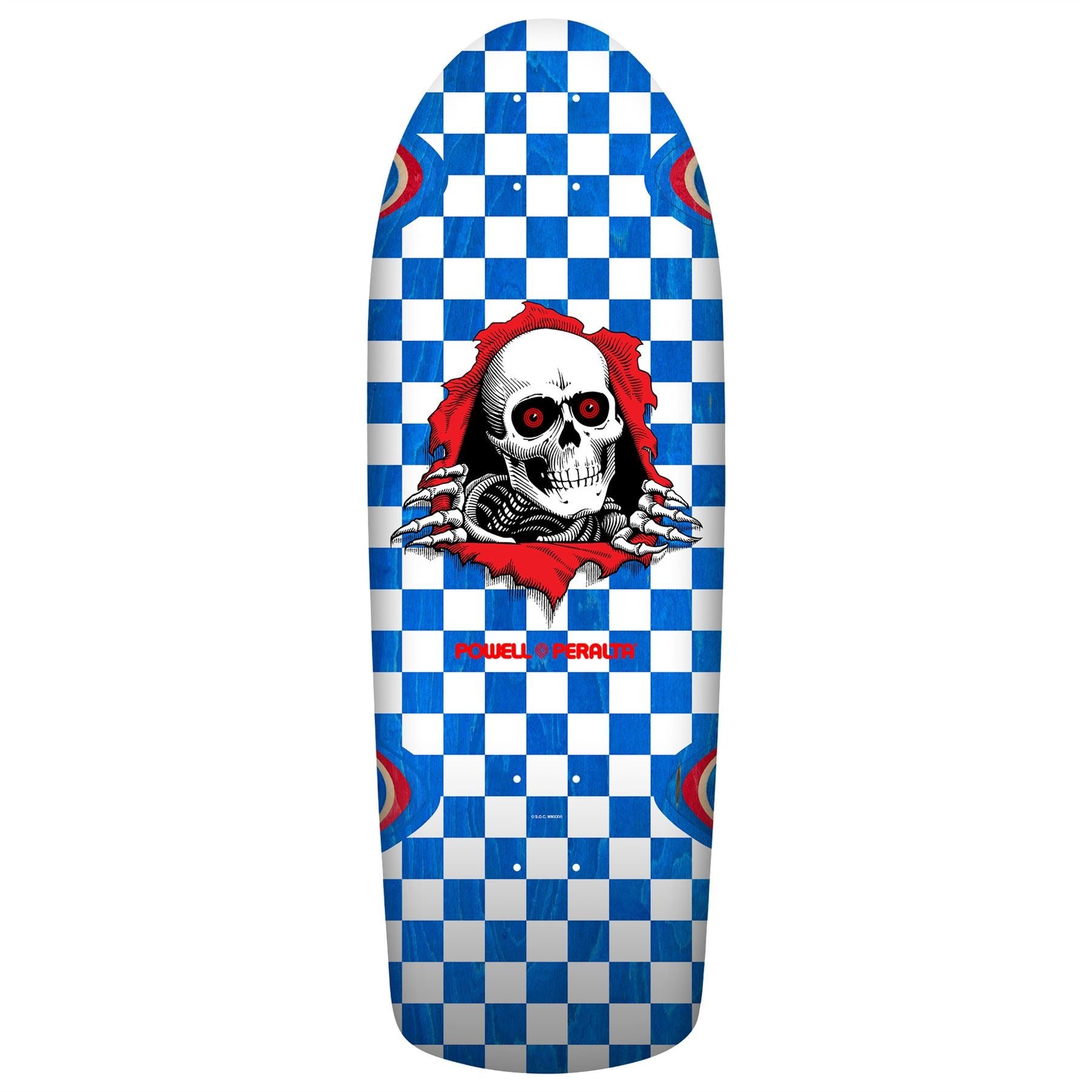 Powell Peralta Powell-Peralta Ripper Checker 19 (Blue Stain) deck