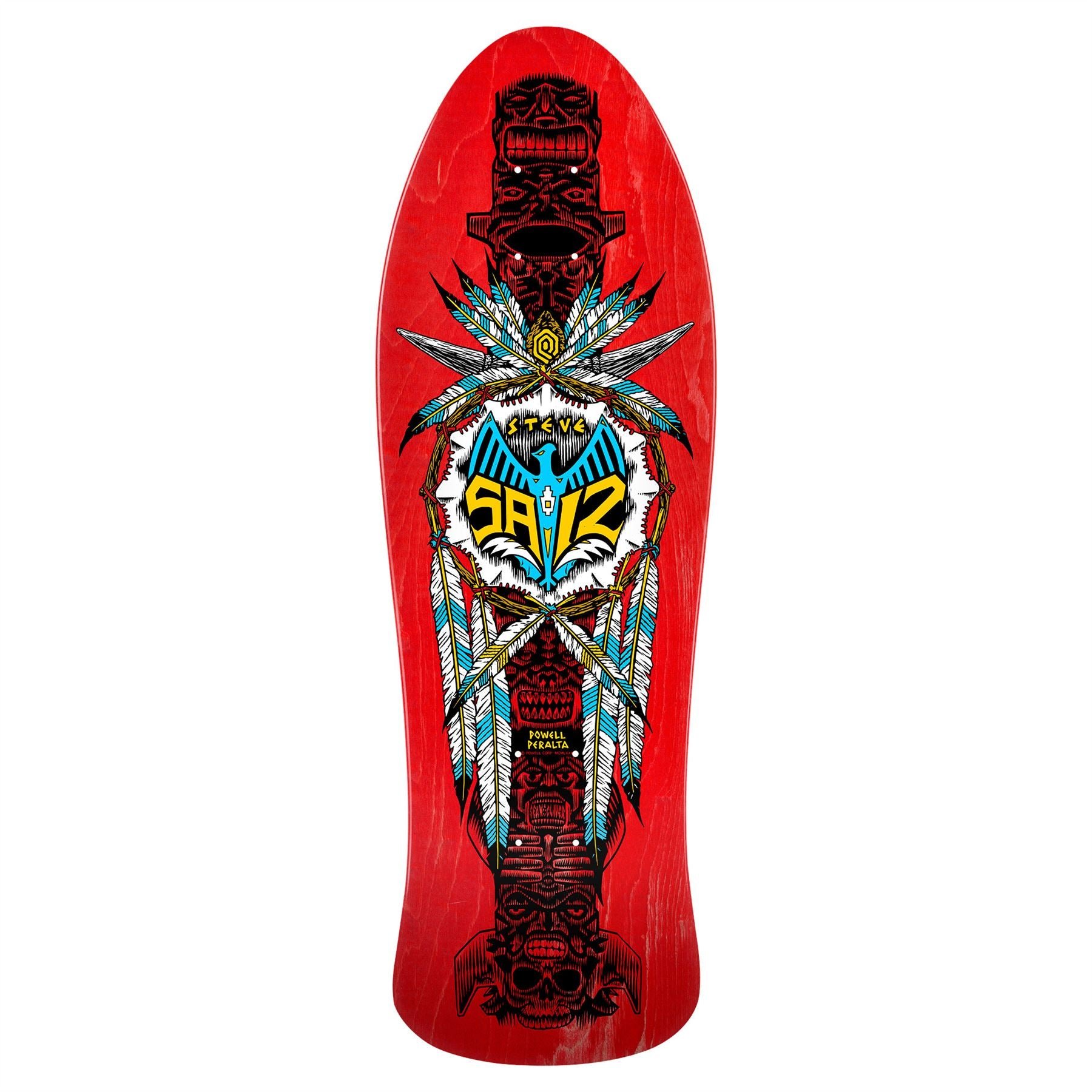 Powell Peralta Powell-Peralta Steve Saiz Totem 07 (Red Stain) deck