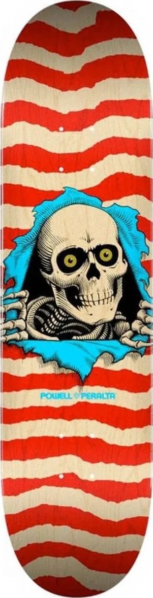Powell Peralta Ripper 244 (Red/Natural) deck