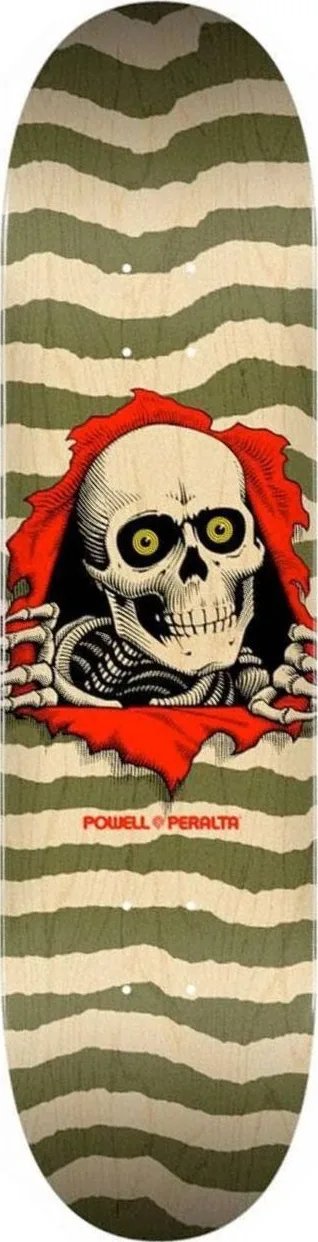 Powell Peralta Ripper (Natural/Olive) deck