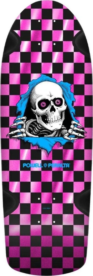 Powell Peralta Ripper O.G. Checkered 18 (Pink Foil) deck