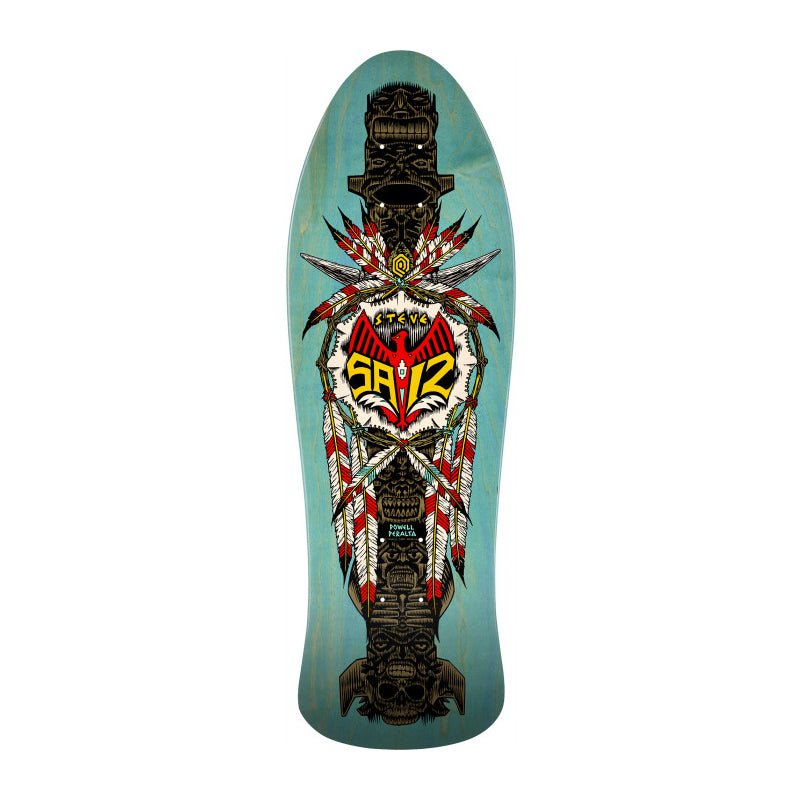 Powell Peralta Steve Saiz Totem (Blue Stain) deck