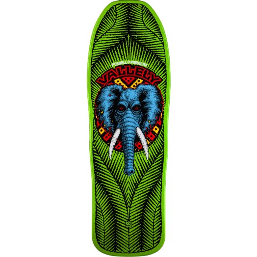 Powell Peralta Vallely Elephant (Lime Green) deck