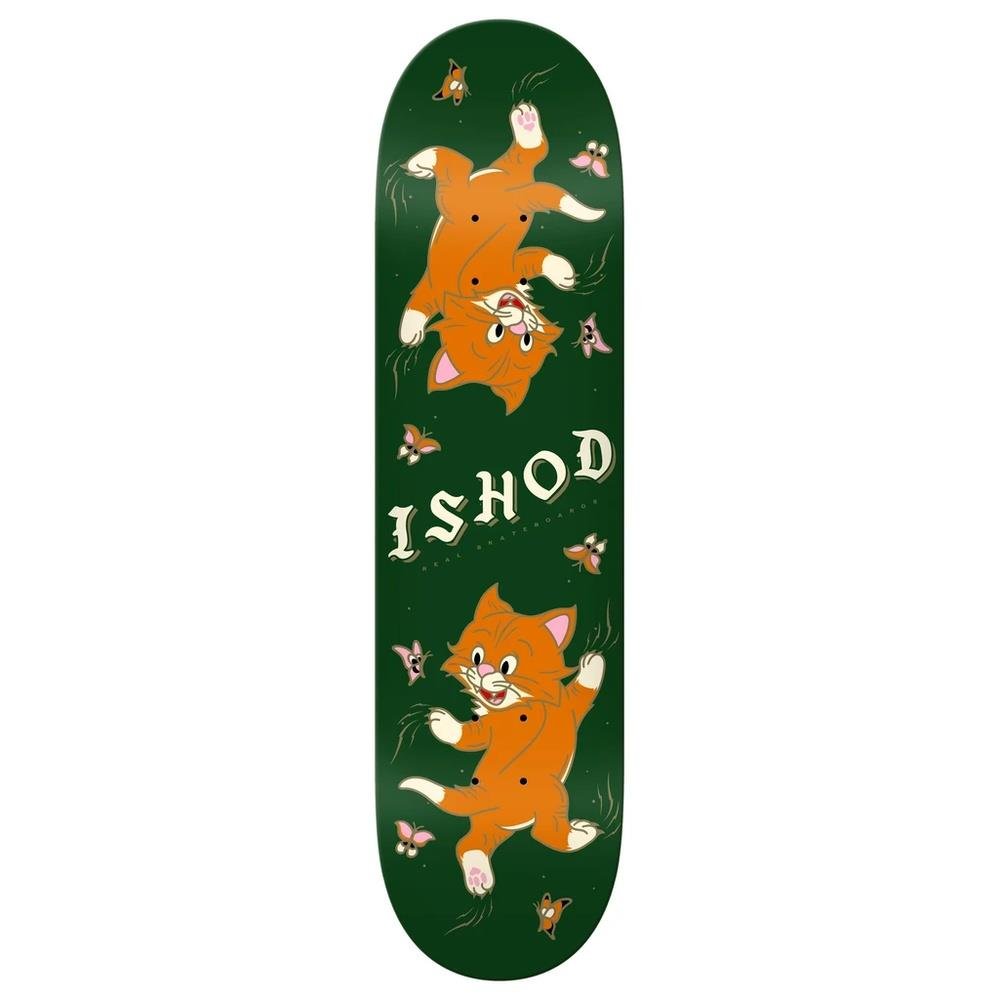 Real Ishod Kitten Scratch Twin Tail Slick Green deck