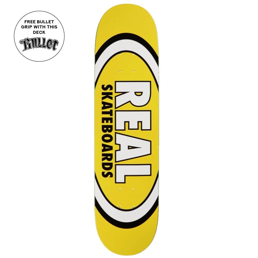 Real Oval Logo (Yellow) deck