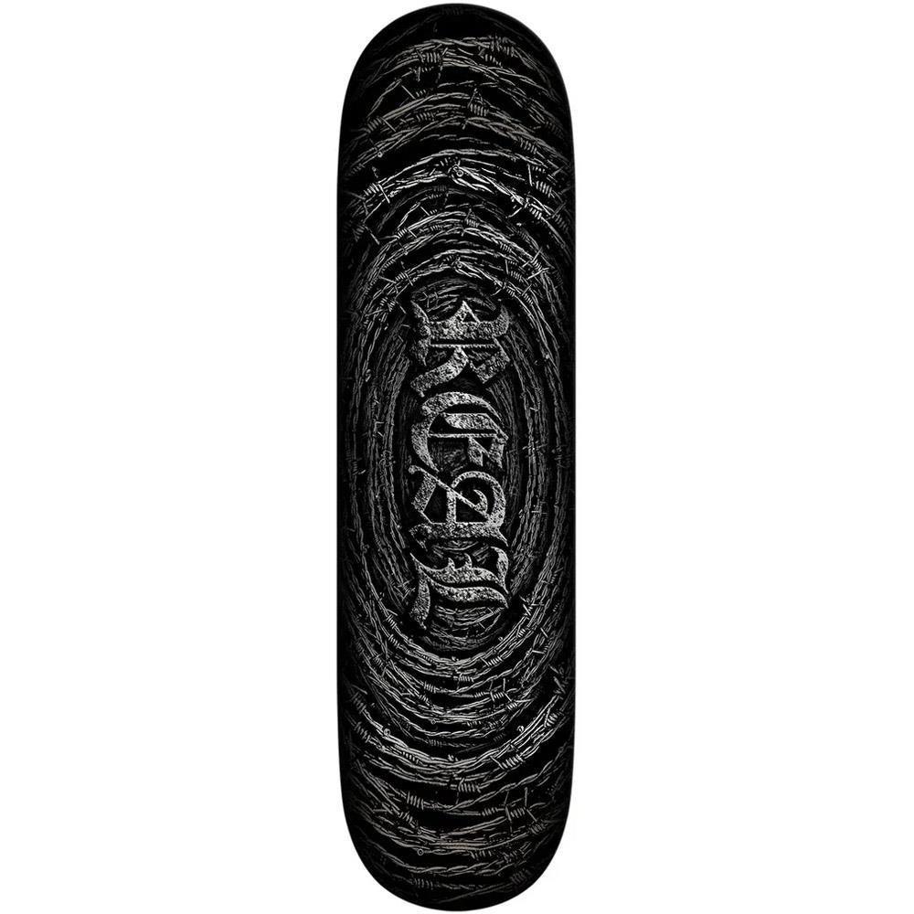 Real Team Barbed Wire Oval Rusted deck