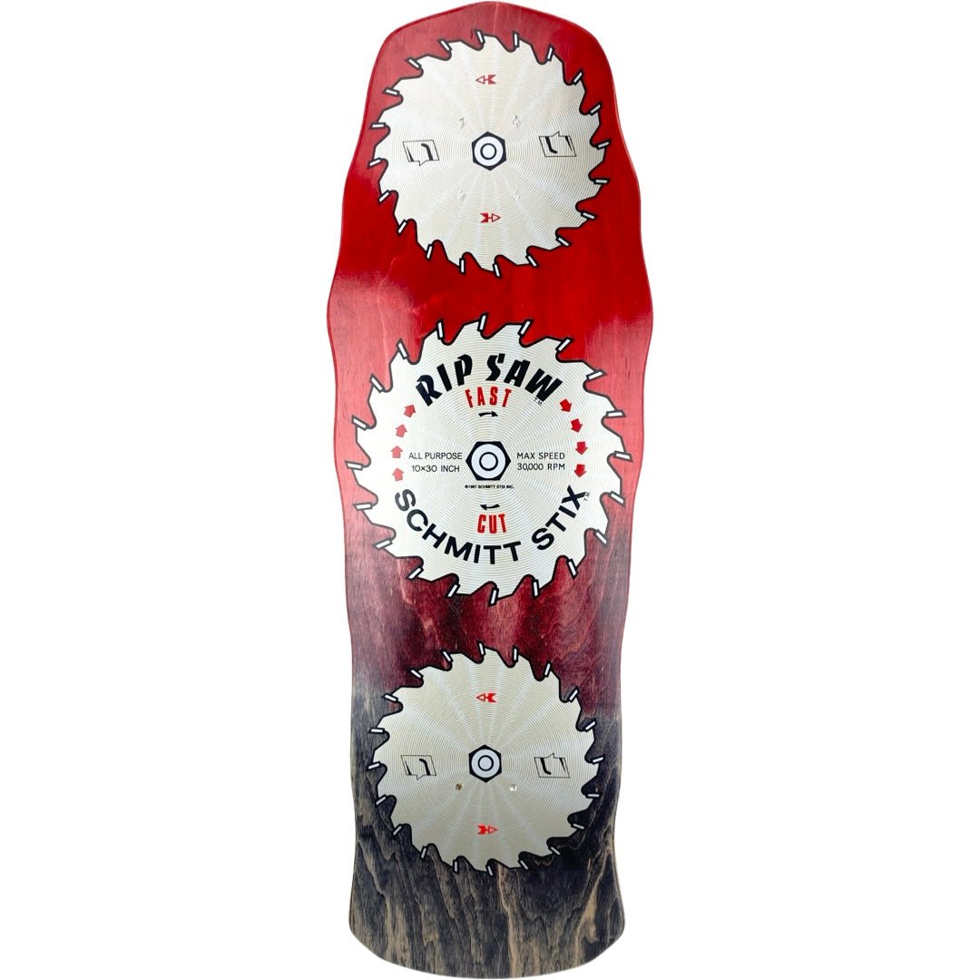 Schmitt Stix Ripsaw Two Tone Red/Black Stain deck