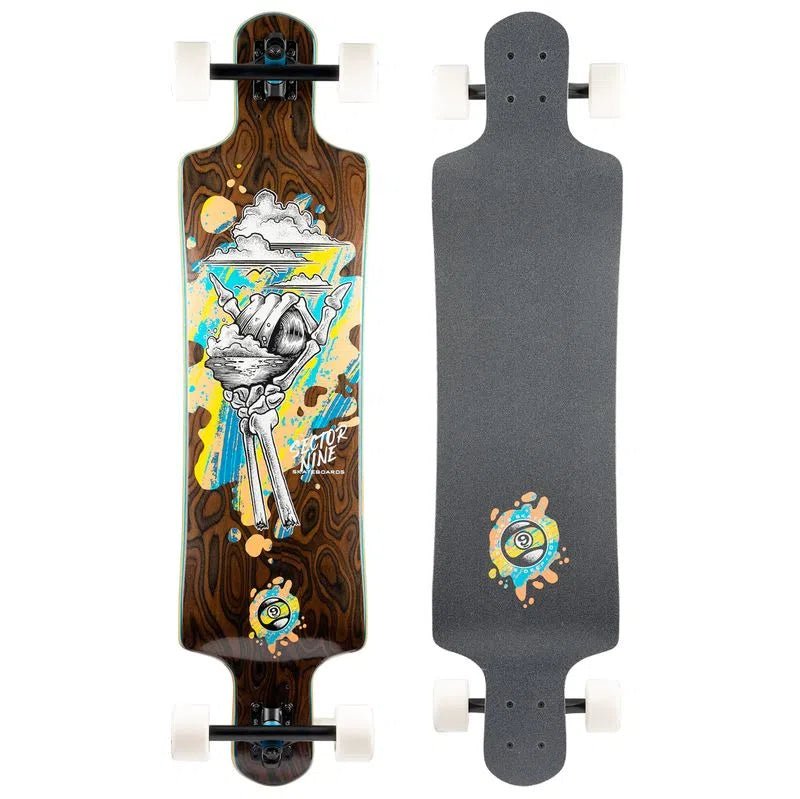 Sector 9 Fault Line Curl Longboard deck