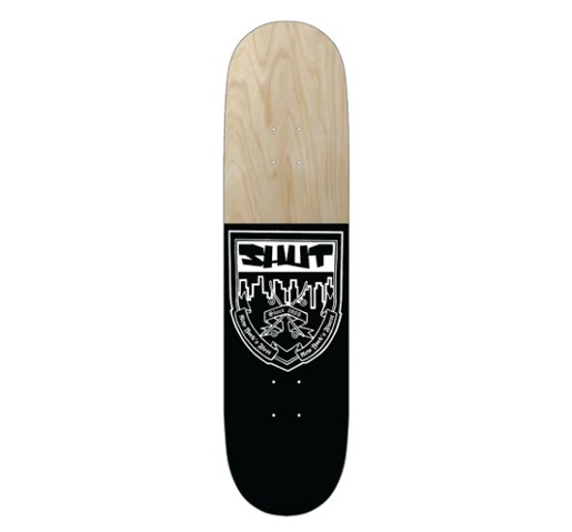 Shut Crest SHAPE Two Tone Insignia deck