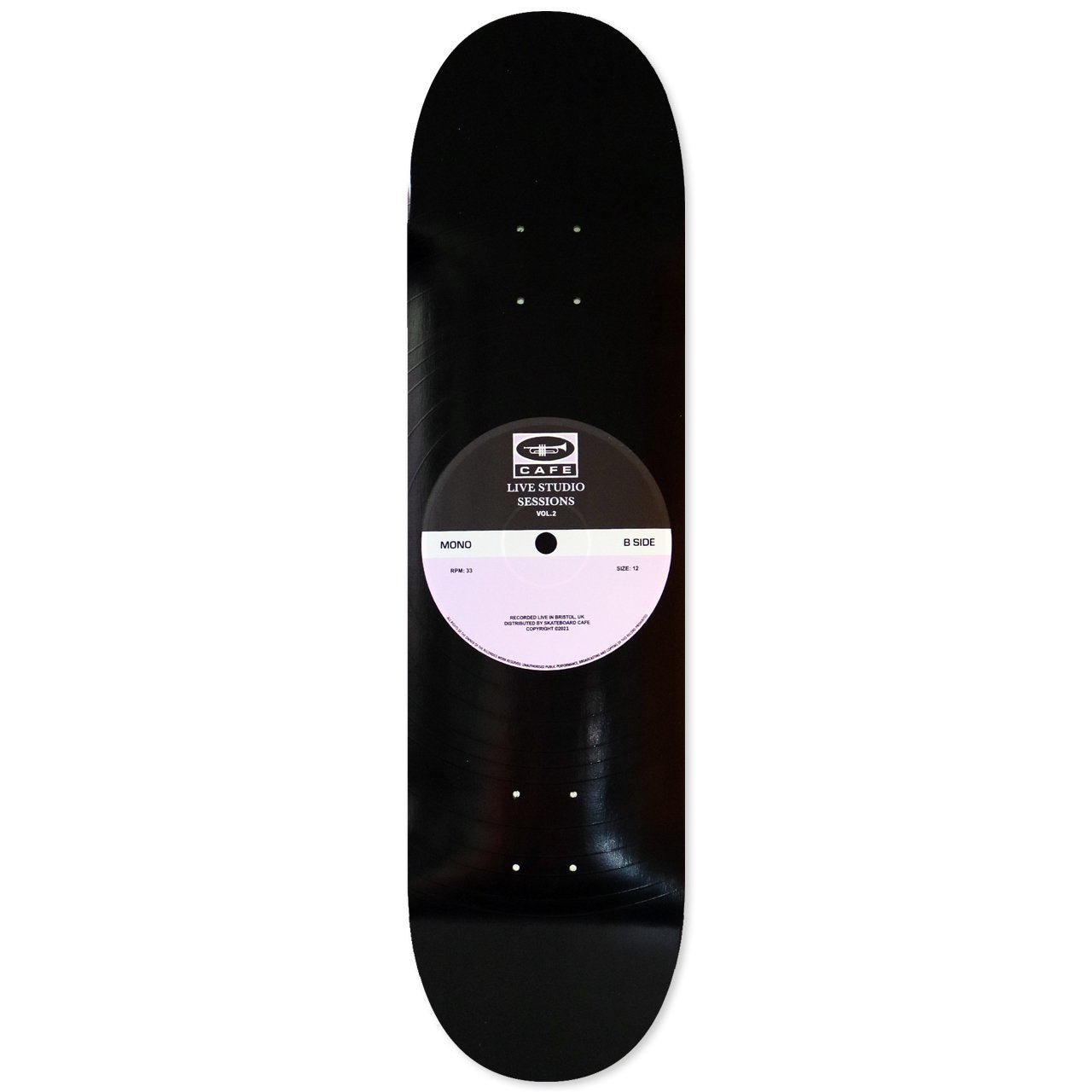 Skateboard Cafe 45 Black/Lavender deck