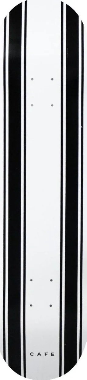 Skateboard Cafe Café (White/Black) deck