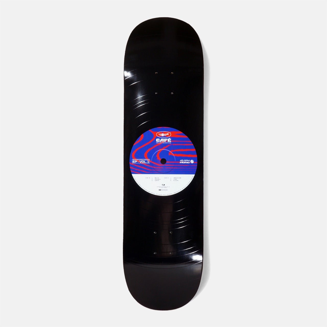 Skateboard Cafe Embossed 45 (Blue) deck