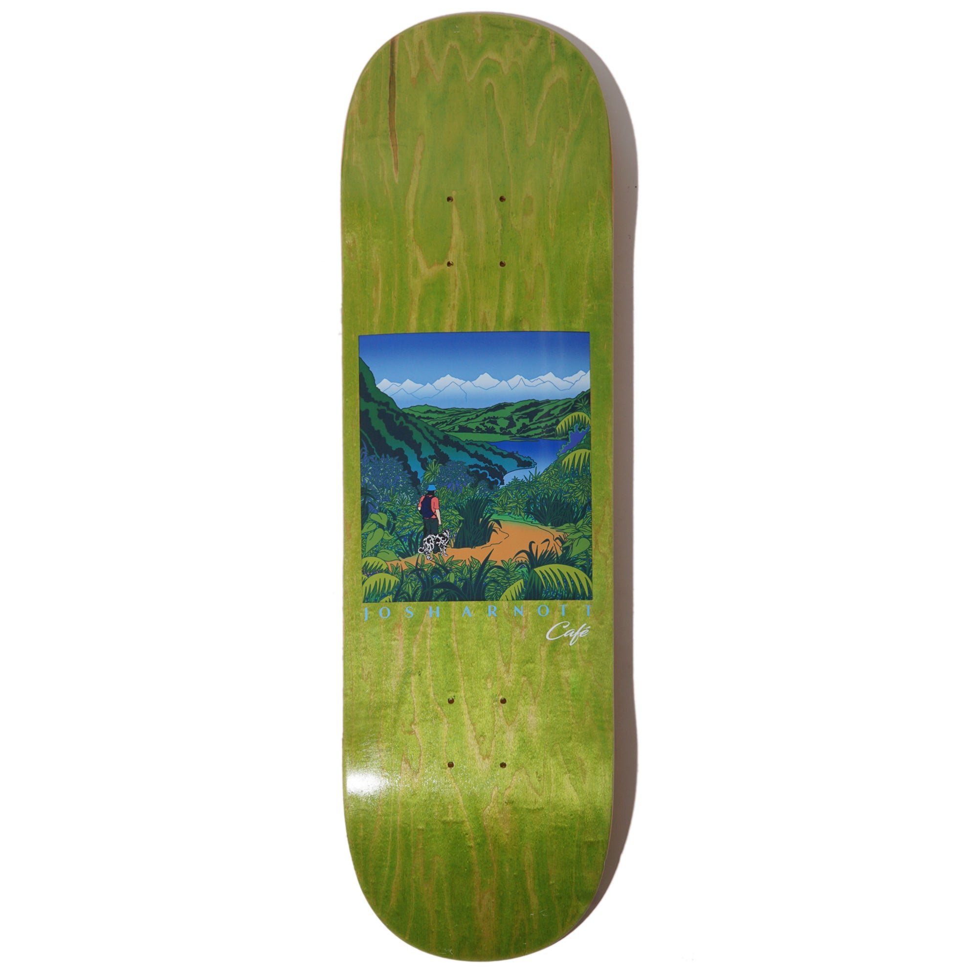 Skateboard Cafe Josh Arnott Mountains C2 Shape Green deck