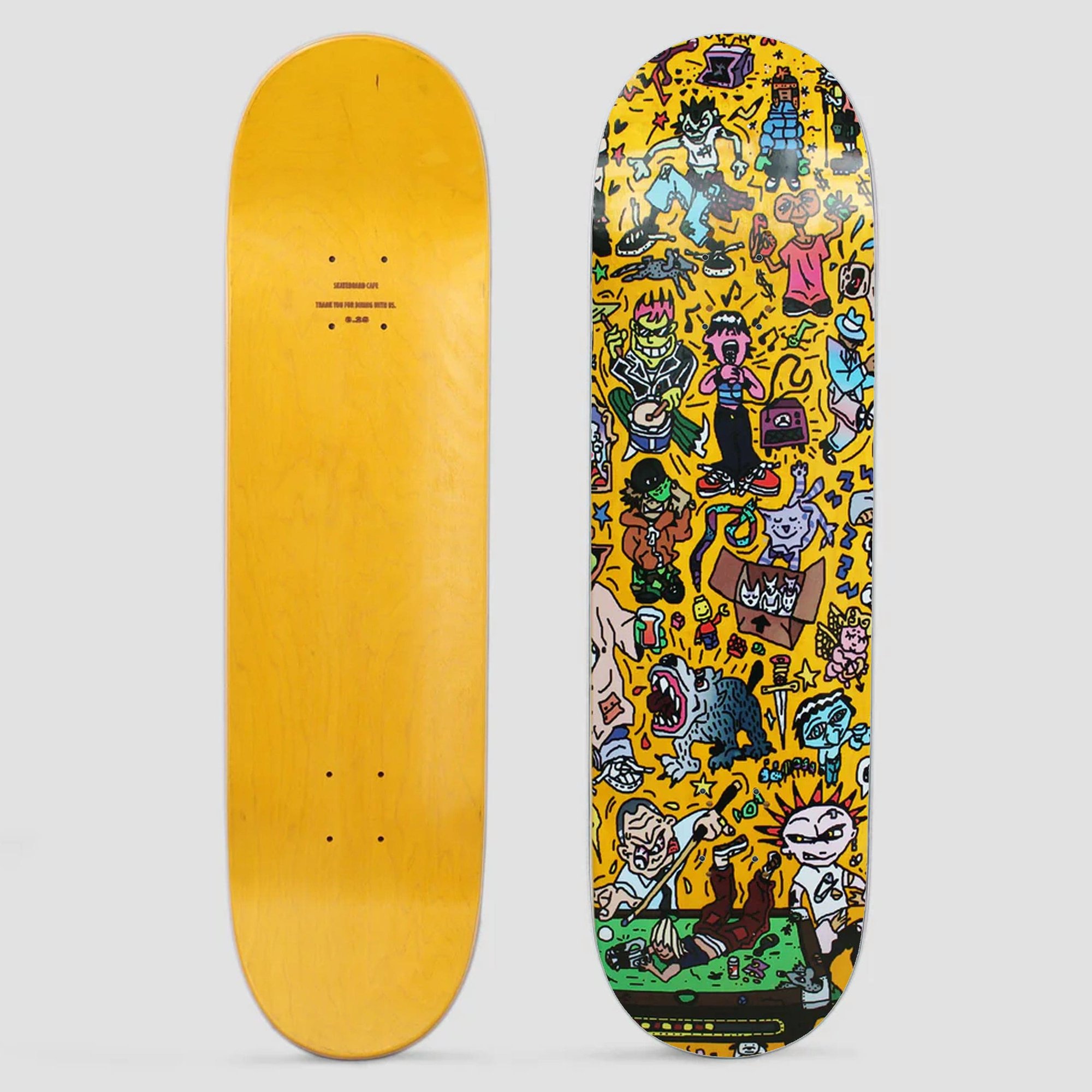 Skateboard Cafe Sex Palace Pool C2 Shape Assorted Plys deck