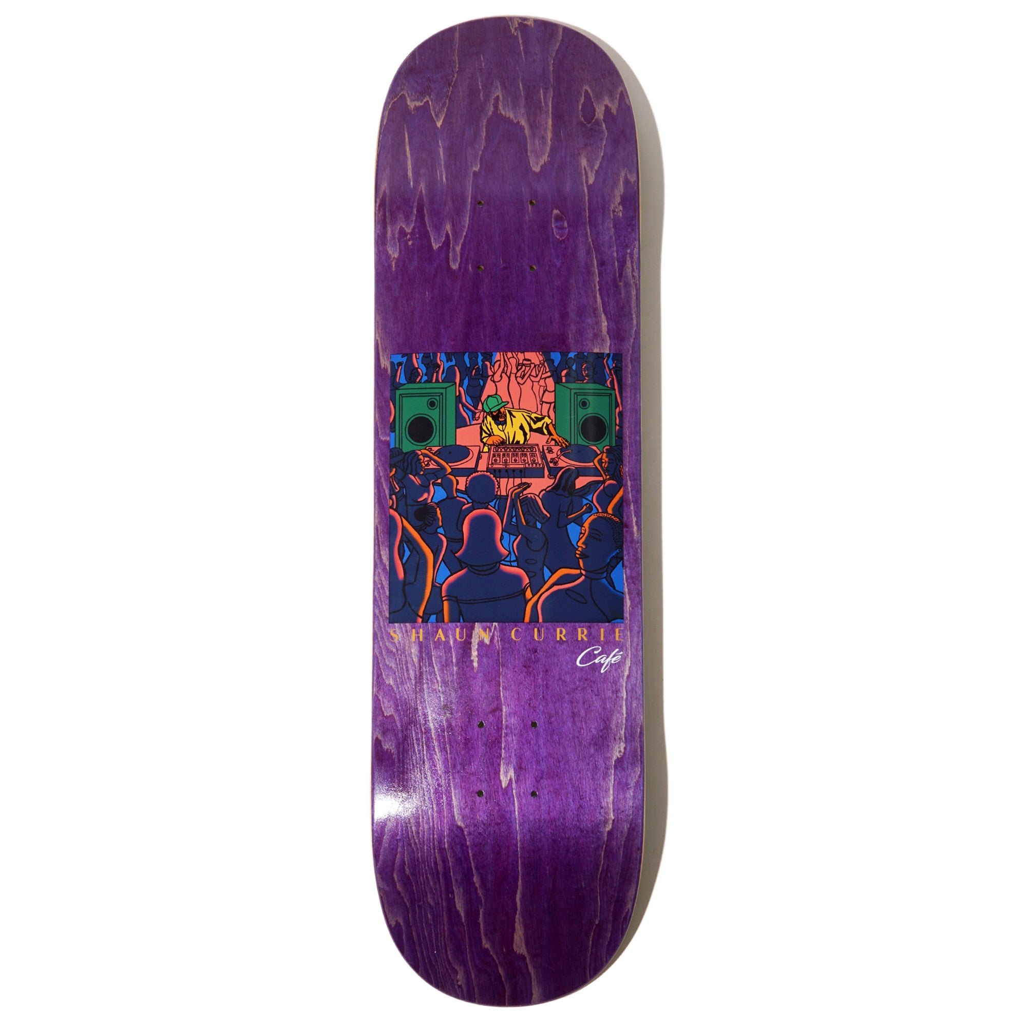 Skateboard Cafe Shaun Currie Premier C2 Shape Purple deck