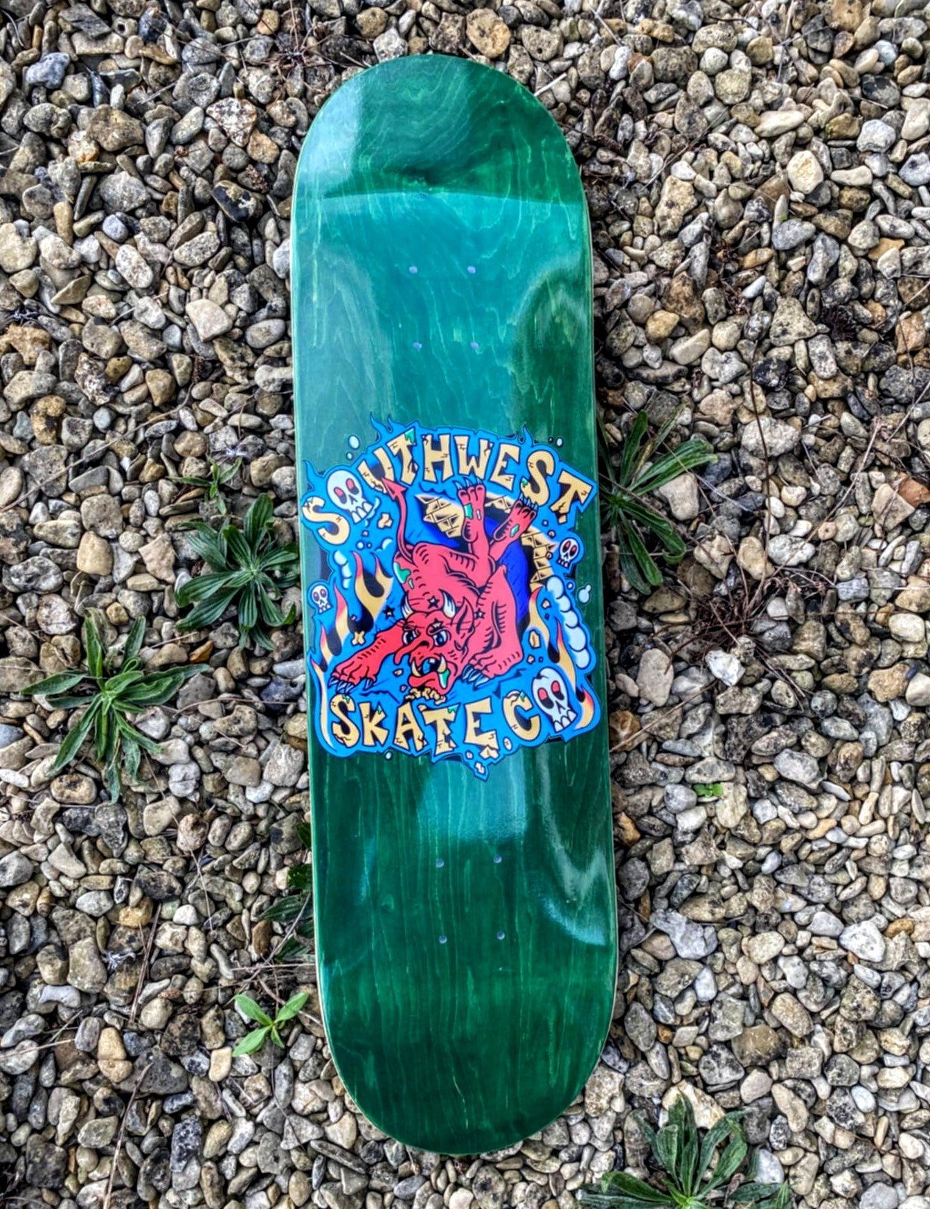 Southwest Skate Co Logo (Pink) deck