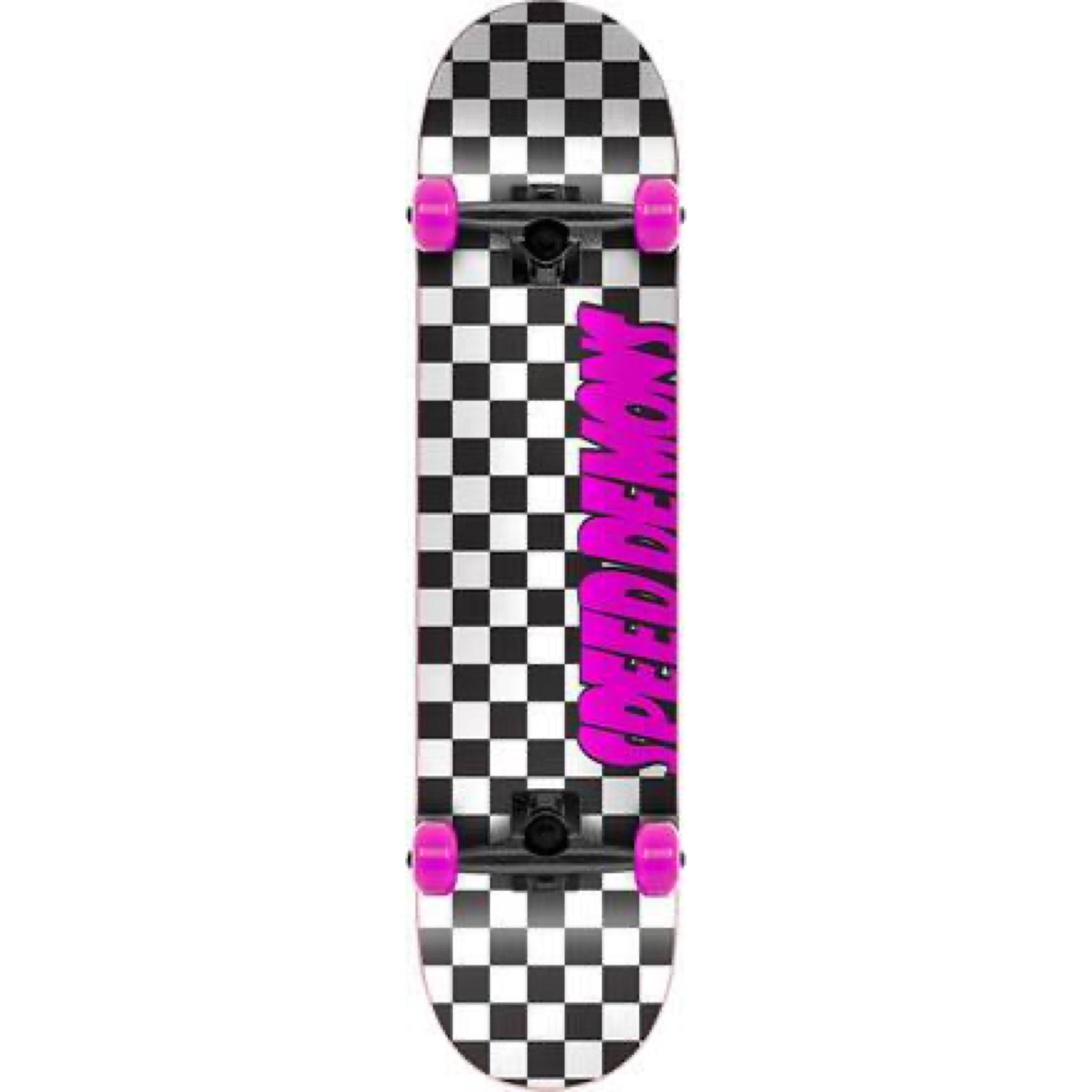 Speed Demons Checker Board (Pink/Black) deck