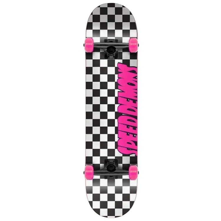 Speed Demons Checkers Black/Pink deck