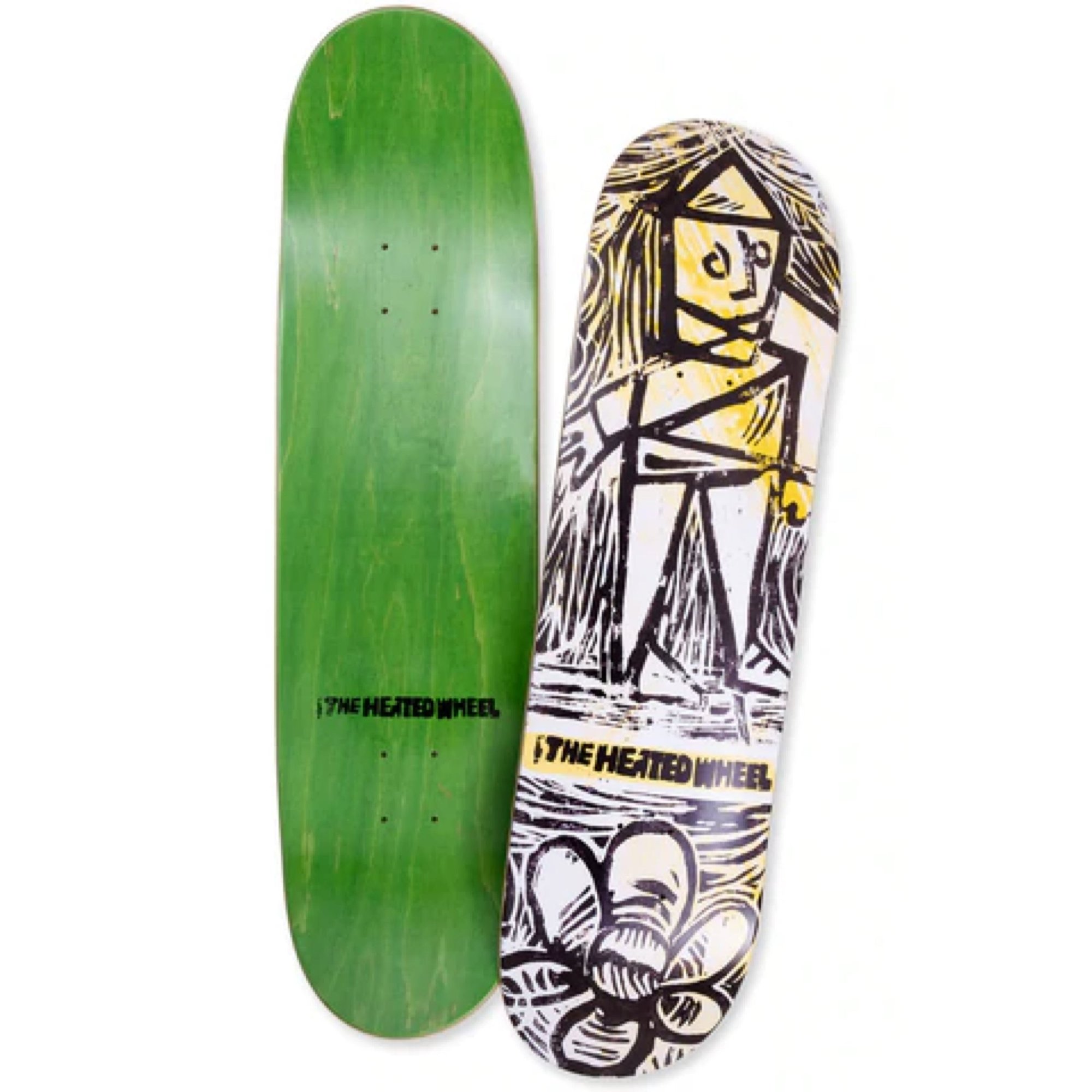 The Heated Wheel Flower Guy deck
