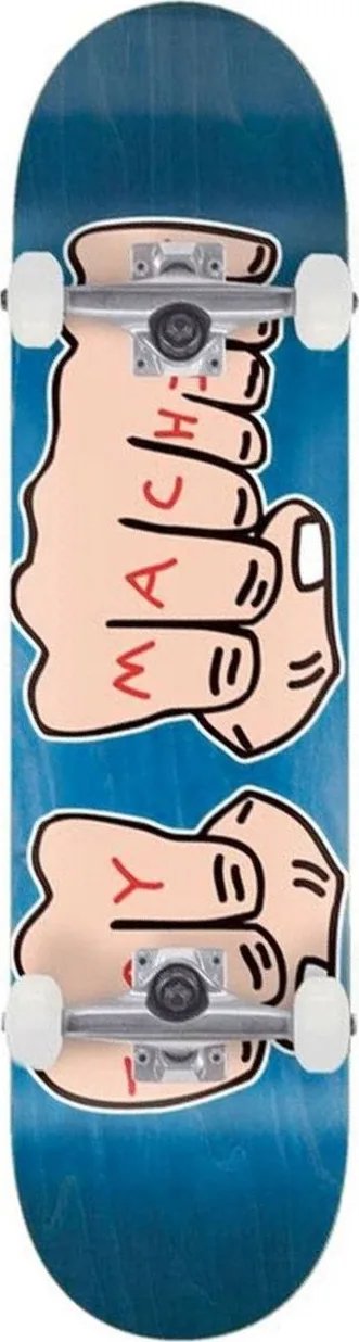 Toy Machine Fists Woodgrain (Blue) deck