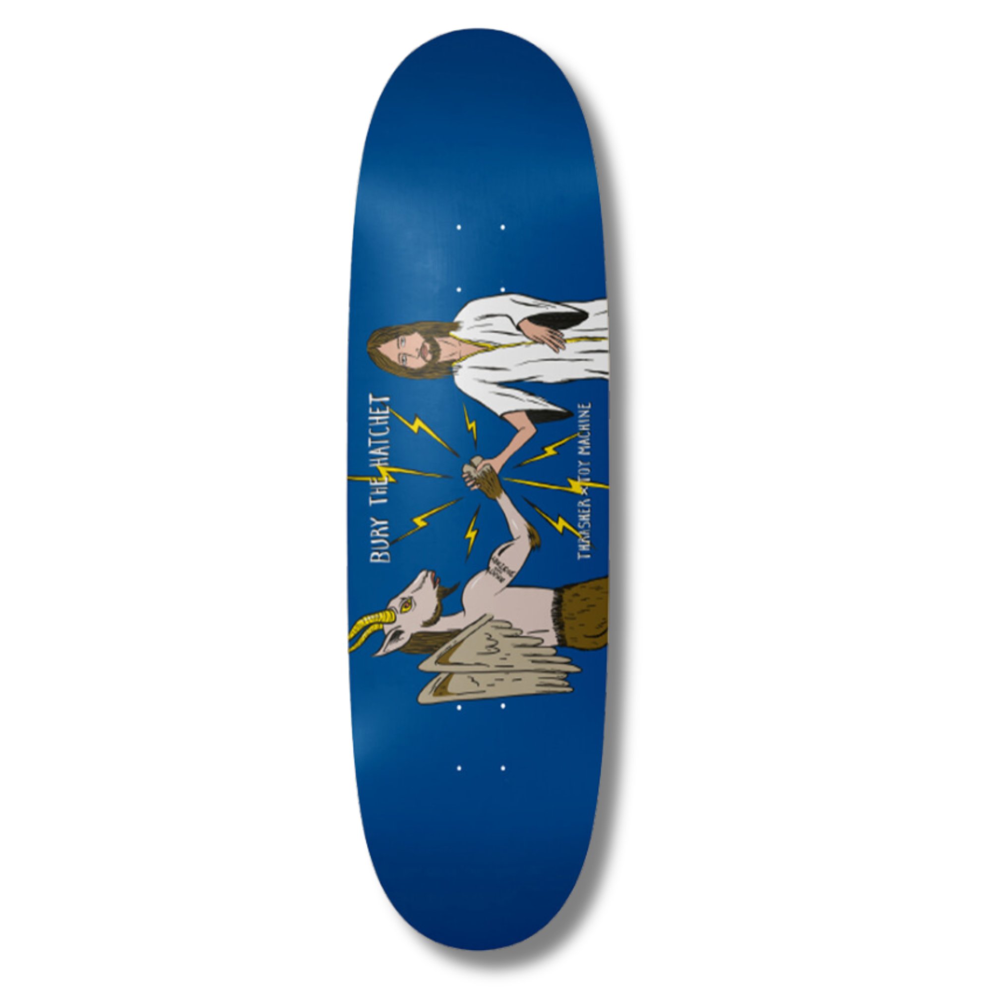 Toy Machine Thrasher Bury The Hatchet (Egg Shaped) deck