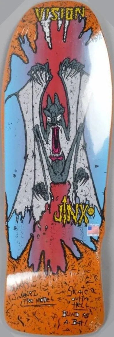 Vision Street Wear Original Jinx (Orange) deck