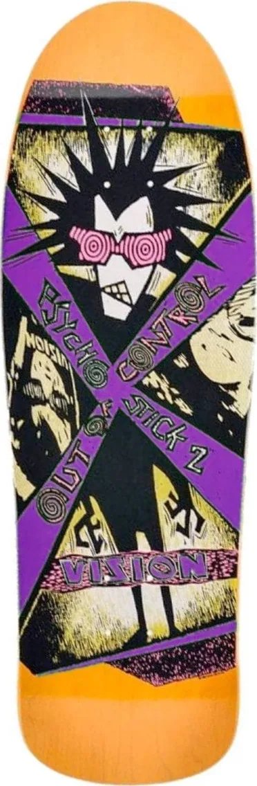Vision Street Wear Psycho Stick II (Orange) deck